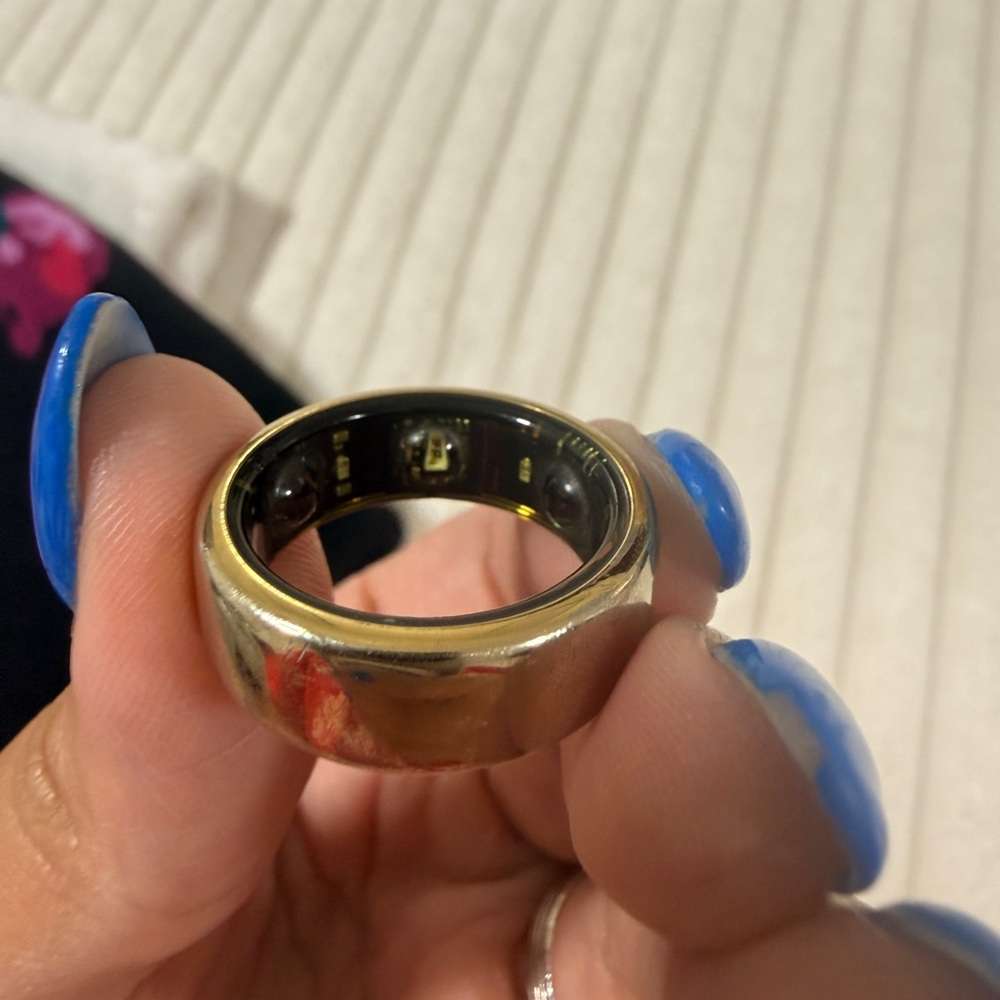 Oura ring 3 horizon gold size 9